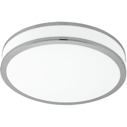 Φωτιστικό Οροφής Led Palermo 2 95684 White-Silver Eglo Μέταλλο,Πλαστικό