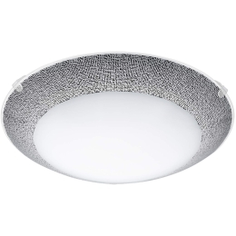 Φωτιστικό Οροφής Magitta 1 95668 White-Black Eglo Μέταλλο,Γυαλί