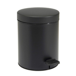 Κάδος Απορριμμάτων 3lt 03-605-403 Black Pam Co Ατσάλι,Κεραμικό