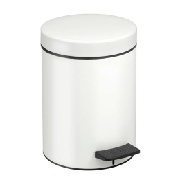 Κάδος Απορριμμάτων 5lt 05-096-003 White-Black Pam&Co Ανοξείδωτο Ατσάλι