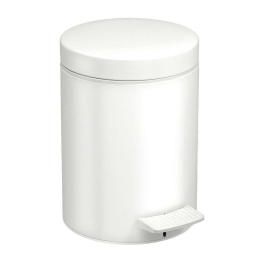 Κάδος Απορριμμάτων 5lt 05-096-033 White Matte Pam&Co Ανοξείδωτο Ατσάλι