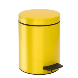 Κάδος Απορριμμάτων 5lt 05-096-603 Yellow Pam Co Ανοξείδωτο Ατσάλι