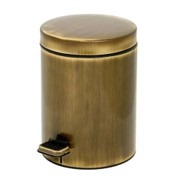 Κάδος Απορριμμάτων 5lt 05-220-002 Classic Bronze Pam Co Ατσάλι