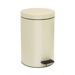 Κάδος Απορριμμάτων 12lt 12-090-703 Ivory Matte Pam&Co Ανοξείδωτο Ατσάλι