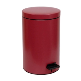 Κάδος Απορριμμάτων 12lt 12-090-153 Matte Bordeaux Pam&Co Ανοξείδωτο Ατσάλι