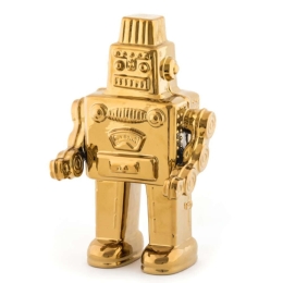Διακοσμητικό Memorabilia My Robot Gold Seletti Πορσελάνη