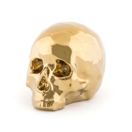 Διακοσμητικό Memorabilia My Skull Gold Seletti Πορσελάνη
