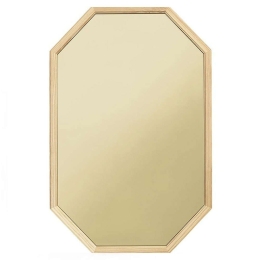 Καθρέπτης Τοίχου Lust Large Green 80x55x2.5cm Normann Copenhagen Μέταλλο,Γυαλί