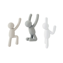 Κρεμάστρα Buddy Hook (3) 318165-023 Asst Grey Umbra Πολυπροπυλένιο