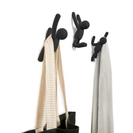 Κρεμάστρα Buddy Hook (3) 318165-040 Black Umbra Πολυπροπυλένιο