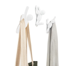 Κρεμάστρα Buddy Hook (3) 318165-660 White Umbra Πολυπροπυλένιο