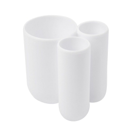 Ποτήρι Για Οδοντόβουρτσες Touch 023271-660 White Umbra Πολυπροπυλένιο