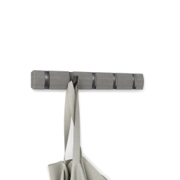 Κρεμάστρα Flip 5 318850-1045 Gray-Pewter Umbra Μέταλλο,Ξύλο