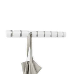 Κρεμάστρα Τοίχου Flip 8 318858-660 81,3x3,2x7,6 White Umbra Ξύλο