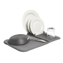 Πιατοθήκη Udry Mini 1004301-149 Charcoal Umbra Πλαστικό, Ύφασμα