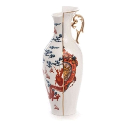 Βάζο Adelma 09771 14x32,5cm Multi Seletti Porcelain