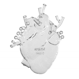 Βάζο Διακοσμητικό Love In Bloom 09922 16,5x7x24,2cm Clear Seletti Γυαλί