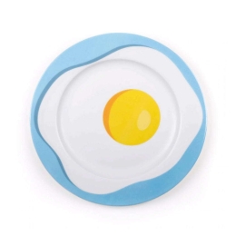 Πιάτο Πορσελάνινο Egg 17200 Φ27cm Multi Seletti Πορσελάνη