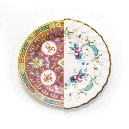 Πιάτο Φρούτου Eudossia 09703 Φ20x1,6cm Multi Seletti Πορσελάνη