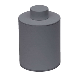 Θήκη Για Βαμβάκι Βαρέως Τύπου 94-163 8x15cm Matte Concrete Grey Pam&Co Ανοξείδωτο Ατσάλι