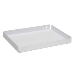 Δίσκος Διακοσμητικός Τετράγωνος DD3020033 30x20x3cm Matte White Pam&Co Ανοξείδωτο Ατσάλι