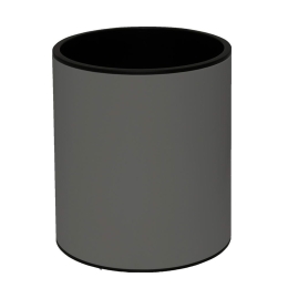 Κάδος Απορριμμάτων 5Lt 2024-163 Φ20x24cm Concrete Pam & Co Ανοξείδωτο Ατσάλι