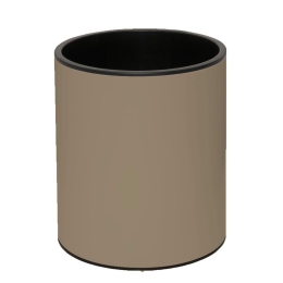Κάδος Απορριμμάτων 5Lt 2024-103 Φ20x24cm Beige Pam & Co Ανοξείδωτο Ατσάλι