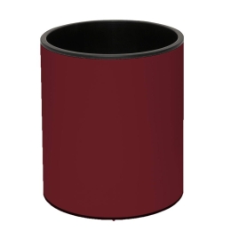Κάδος Απορριμμάτων 5Lt 2024-153 Φ20x24cm Bordeaux Pam & Co Ανοξείδωτο Ατσάλι