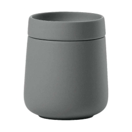 Δοχείο Αποθήκευσης Για Μπατονέτες Nova One 28185 8,4x10cm Grey Zone Denmark Κεραμικό