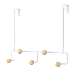 Κρεμάστρα Τοίχου Estique 1018825-660 39x10x30cm White-Natural Umbra Μέταλλο