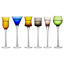 Ποτήρια London Aquavit (Σετ 6Τμχ) 27582 18cm Multi Lyngby Glass Γυαλί