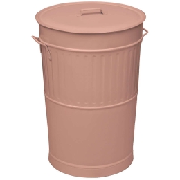 Κάδος Απορριμμάτων Retro 4868-303 Φ48x68cm 100lt Pink Ατσάλι