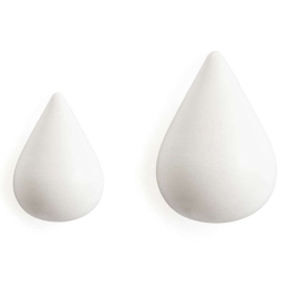 Κρεμάστρα Drop It (Σετ 2Τμχ) 331510 5x8x7,7cm White Normann Copenhagen Ξύλο