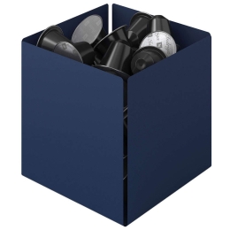 Βάση Για Κάψουλες 116-203 13x13x13cm Matt Navy Blue Pam&Co Ανοξείδωτο Ατσάλι