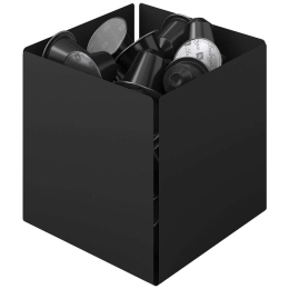 Βάση Για Κάψουλες 116-403 13x13x13cm Matt Black Pam&Co Ανοξείδωτο Ατσάλι