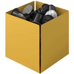 Βάση Για Κάψουλες 116-603 13x13x13cm Matt Yellow Pam&Co Ανοξείδωτο Ατσάλι