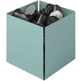 Βάση Για Κάψουλες 116-913 13x13x13cm Matt Turquoise Pam&Co Ανοξείδωτο Ατσάλι
