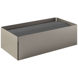 Θήκη Για Χειροπετσέτες Ζικ - Ζακ 121-011 25x13x7,5cm Matt Inox Pam&Co Ανοξείδωτο Ατσάλι