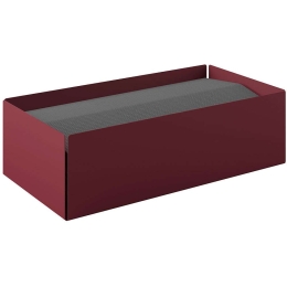 Θήκη Για Χειροπετσέτες Ζικ - Ζακ 121-153 25x13x7,5cm Matt Bordo Pam&Co Ανοξείδωτο Ατσάλι