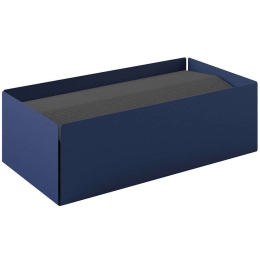 Θήκη Για Χειροπετσέτες Ζικ - Ζακ 121-203 25x13x7,5cm Matt Navy Blue Pam&Co Ανοξείδωτο Ατσάλι