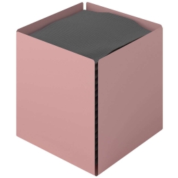 Κουτί Για Χαρτομάντηλα Κύβος 123-303 13x13x13cm Matt Pink Pam&Co Ανοξείδωτο Ατσάλι