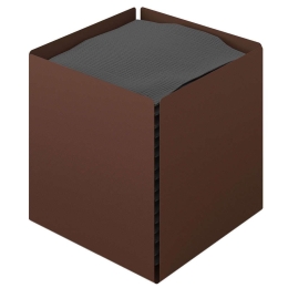 Κουτί Για Χαρτομάντηλα Κύβος 123-943 13x13x13cm Matt Wenge Pam&Co Ανοξείδωτο Ατσάλι