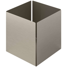 Θήκη Οργάνωσης Κύβος 118-011 13x13x13cm Matt Inox Pam&Co Ανοξείδωτο Ατσάλι