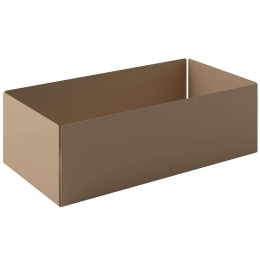 Θήκη Οργάνωσης 119-103 25x13x7,5cm Matt Beige Pam&Co Ανοξείδωτο Ατσάλι
