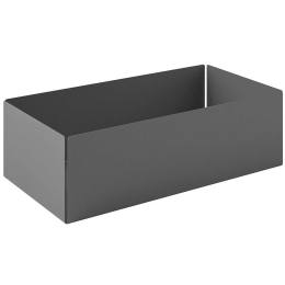 Θήκη Οργάνωσης 119-163 25x13x7,5cm Matt Concrete Grey Pam&Co Ανοξείδωτο Ατσάλι