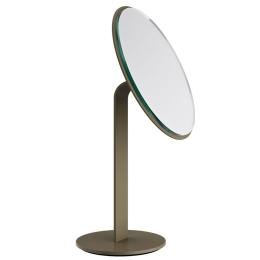 Καθρέπτης Επιτραπέζιος 1930-963 Φ20x35cm Matt Light Bronze Pam&Co Ανοξείδωτο Ατσάλι