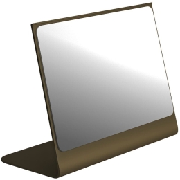 Καθρέπτης Επιτραπέζιος 2015-963 20x10x18cm Matt Light Bronze Pam&Co Ανοξείδωτο Ατσάλι