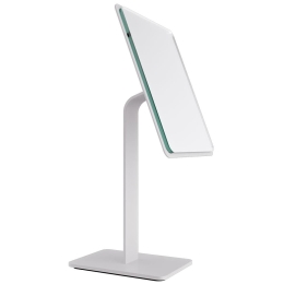 Καθρέπτης Επιτραπέζιος 3019-033 15x15x35cm Matt White Pam&Co Ανοξείδωτο Ατσάλι