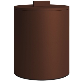 Κάδος Απορριμμάτων 2326-943 Φ20x25cm 6lt Matt Wenge Pam&Co Ανοξείδωτο Ατσάλι