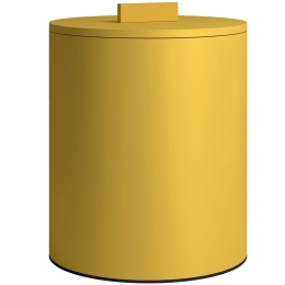 Κάδος Απορριμμάτων 2326-603 Φ20x25cm 6lt Matt Yellow Pam&Co Ανοξείδωτο Ατσάλι